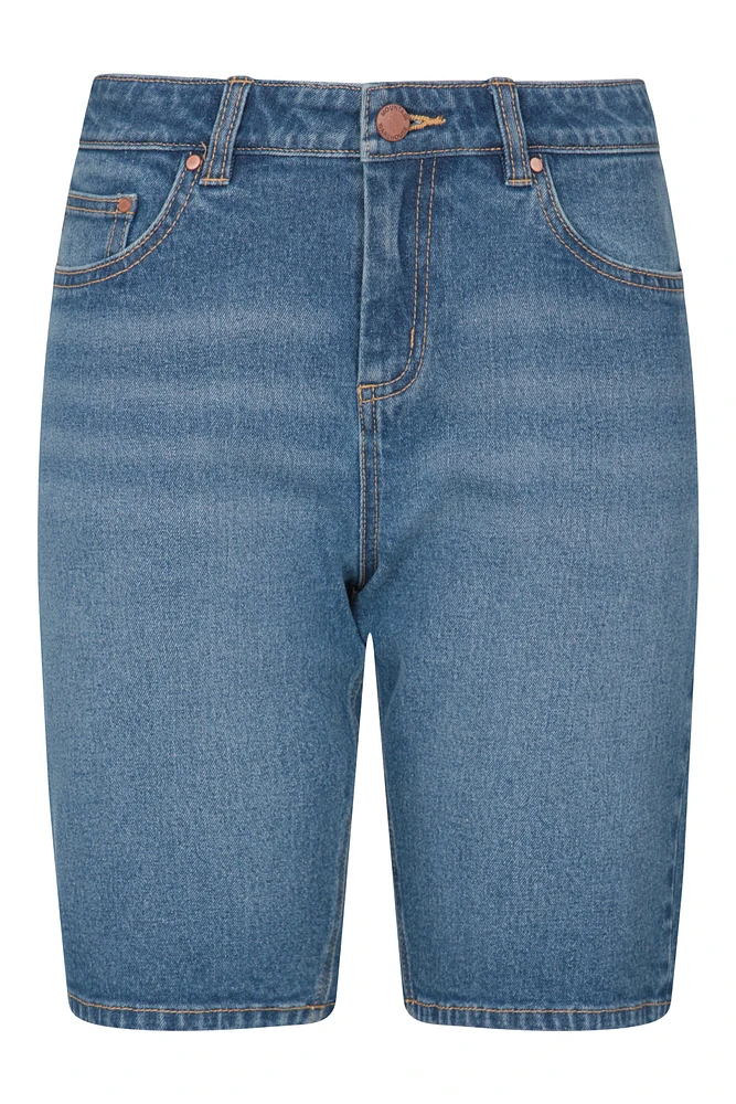 Denim Womens Long Shorts