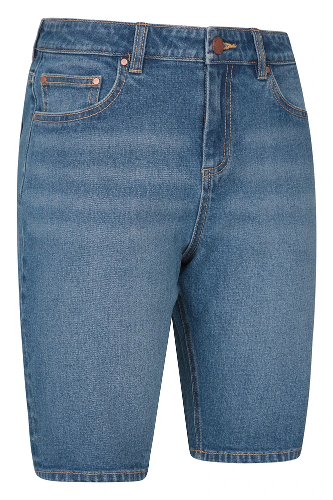 Denim Womens Long Shorts