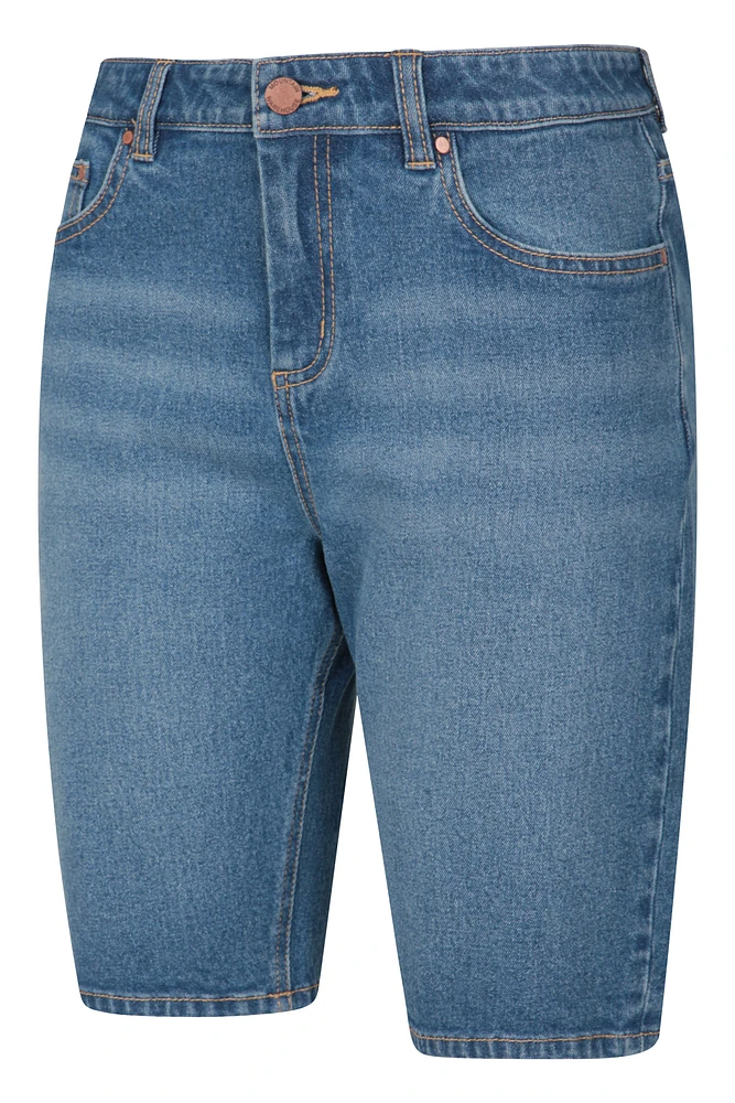 Denim Womens Long Shorts