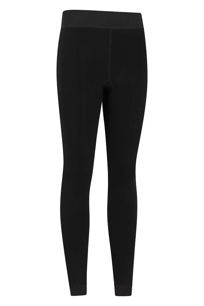 Womens Fluffy Fleece Lined Thermal Leggings Multipack