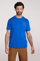 Adventure Begins Cotton Mens T-Shirt