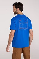 Adventure Begins Cotton Mens T-Shirt