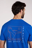 Adventure Begins Cotton Mens T-Shirt