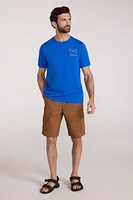 Adventure Begins Cotton Mens T-Shirt