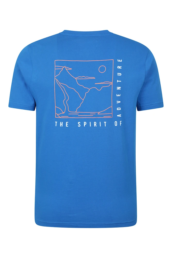 Adventure Begins Cotton Mens T-Shirt