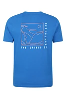 Adventure Begins Cotton Mens T-Shirt