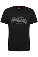 Tech Mountains Mens T-shirt
