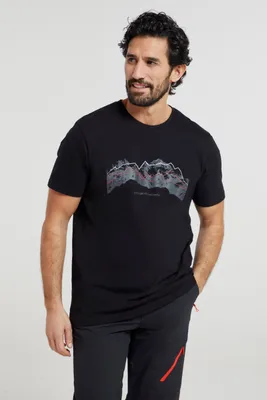 Tech Mountains Mens T-shirt
