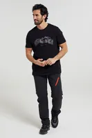 Tech Mountains Mens T-shirt