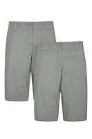 Coast Womens Stretch Shorts Multipack