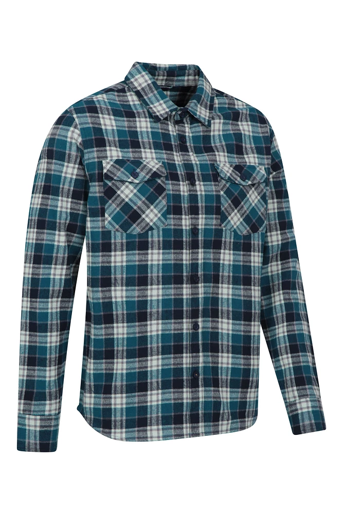 Track Mens Heavy Flannel Shirt