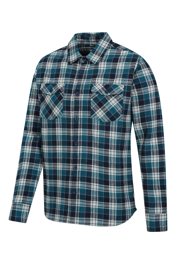 Track Mens Heavy Flannel Shirt