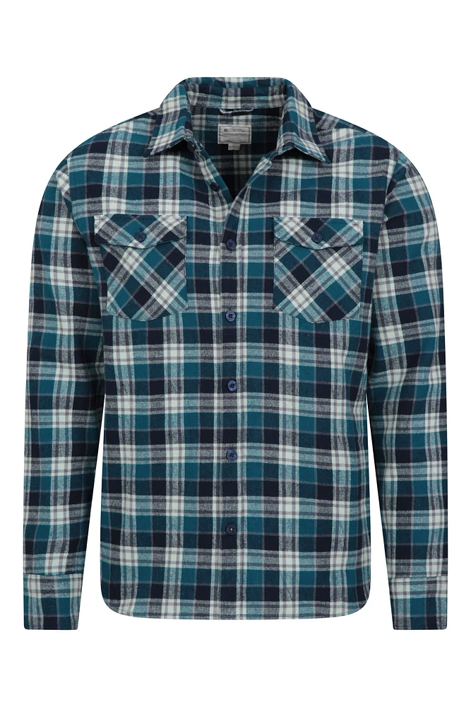 Track Mens Heavy Flannel Shirt