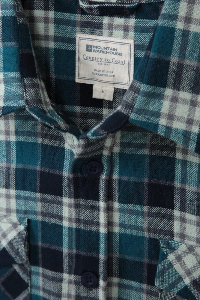 Track Mens Heavy Flannel Shirt