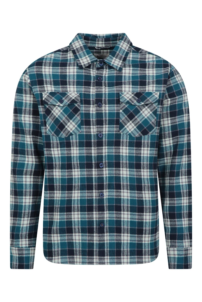 Track Mens Heavy Flannel Shirt