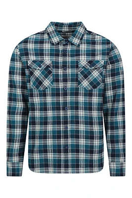 Track Mens Heavy Flannel Shirt