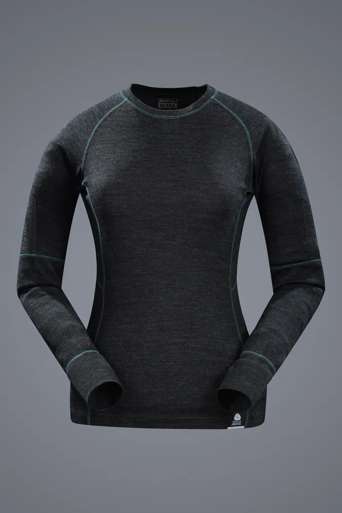 Ultra Womens Merino Round Neck Top