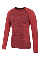 Slalom Mens Seamless Round Neck Top