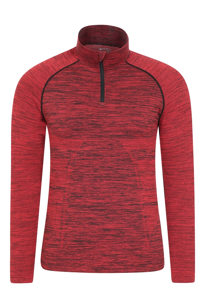 Slalom Mens Seamless Base Layer Top