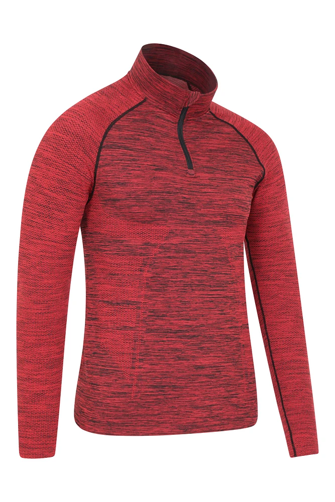 Slalom Mens Seamless Base Layer Top