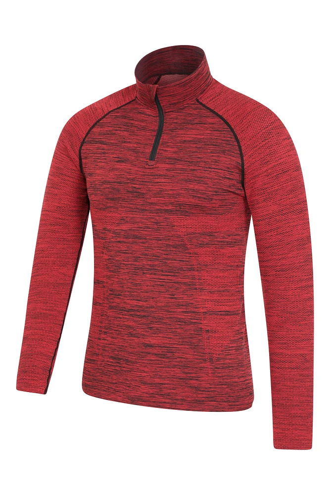 Slalom Mens Seamless Base Layer Top