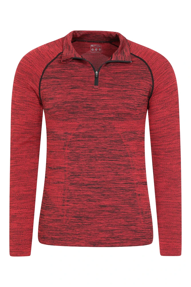 Slalom Mens Seamless Base Layer Top
