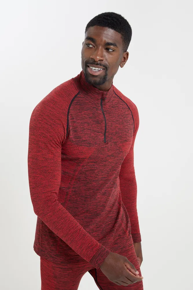 Slalom Mens Seamless Base Layer Top