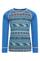 Jacquard Kids Merino Base Layer Set