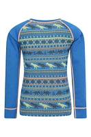Jacquard Kids Merino Base Layer Set