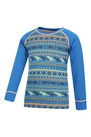 Jacquard Kids Merino Base Layer Set