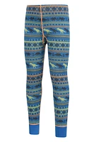 Jacquard Kids Merino Base Layer Set
