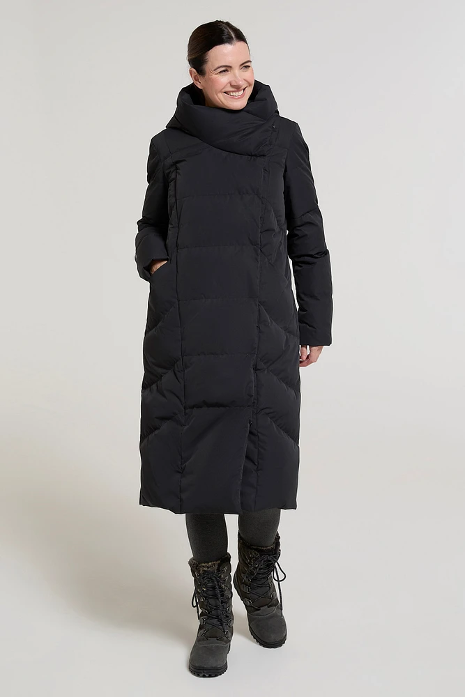 Cozy Wrap Extreme Womens Extra Long Down Jacket