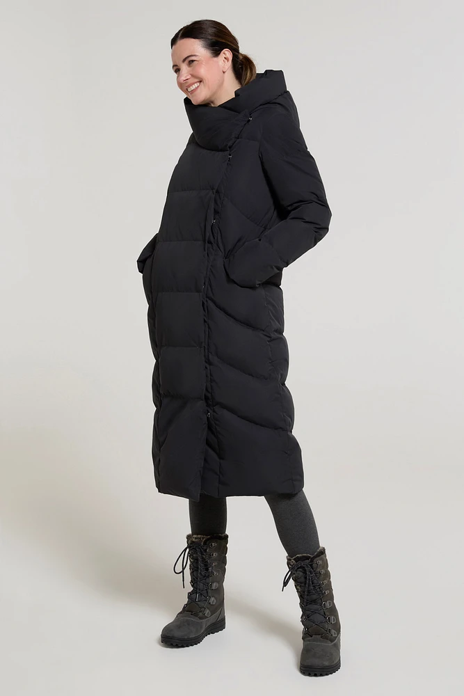 Cozy Wrap Extreme Womens Extra Long Down Jacket