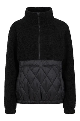 Brook Womens Hybrid Half-Zip Fleece