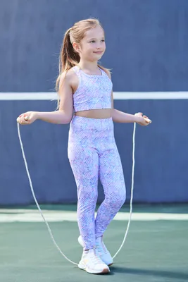 Kids Dance Crop Top & Leggings Set