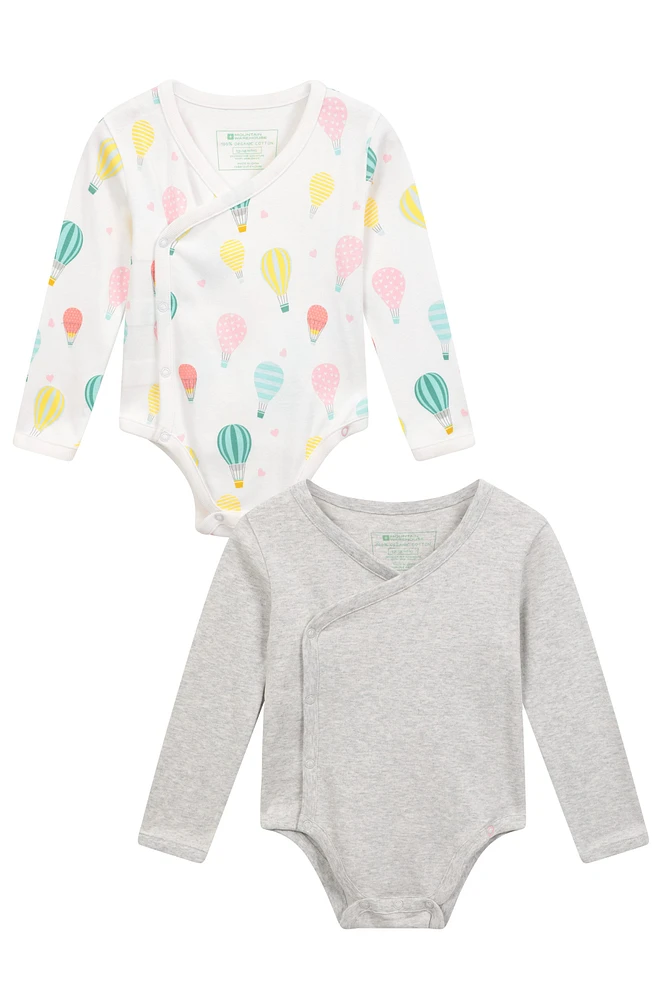 Kimono Bodysuits - 2-Pack