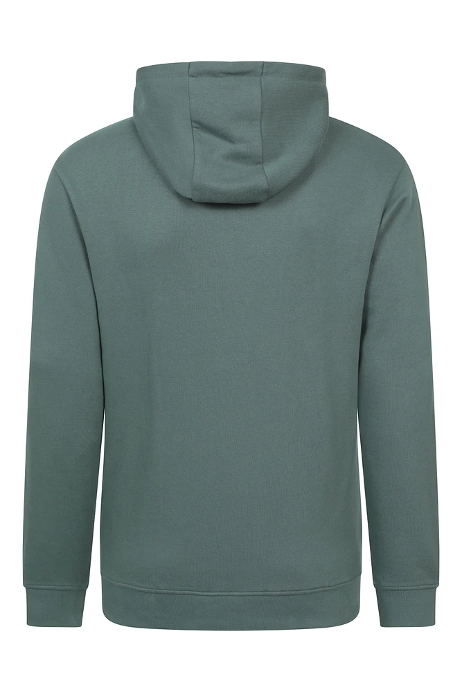 Mountain Grid Mens Hoodie