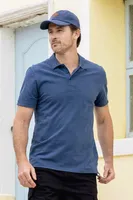 Dawnay Pique Slub Textured Mens Polo Shirt