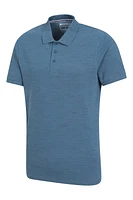 Dawnay Pique Slub Textured Mens Polo Shirt