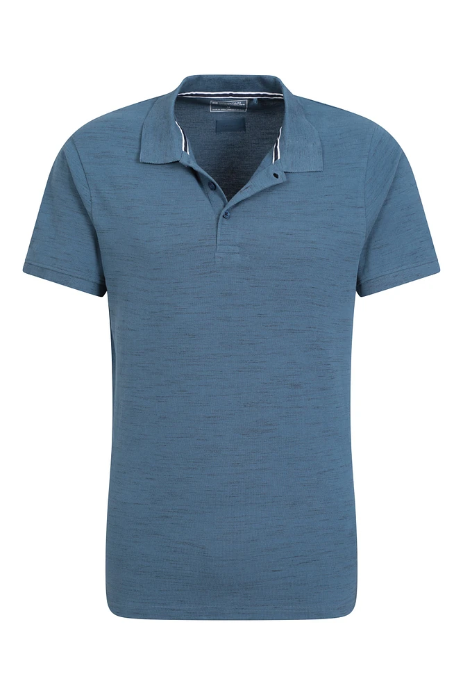 Dawnay Pique Slub Textured Mens Polo Shirt