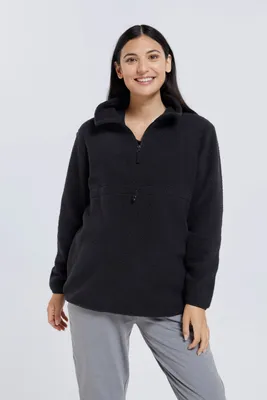 Cozy Sherpa Half-Zip Fleece