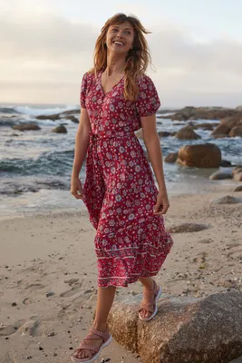 Morocco Womens Midi Dress