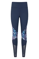 Mesh Motion Panelled Womens Leggings