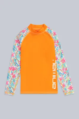 Carly Recycled Kids Rash Guard