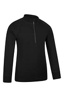 Kids Merino Half-Zip Top