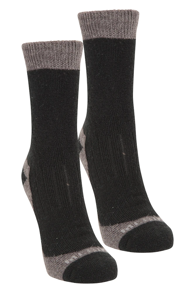 Explorer Kids Merino Thermal Mid-Calf Socks 2-pack