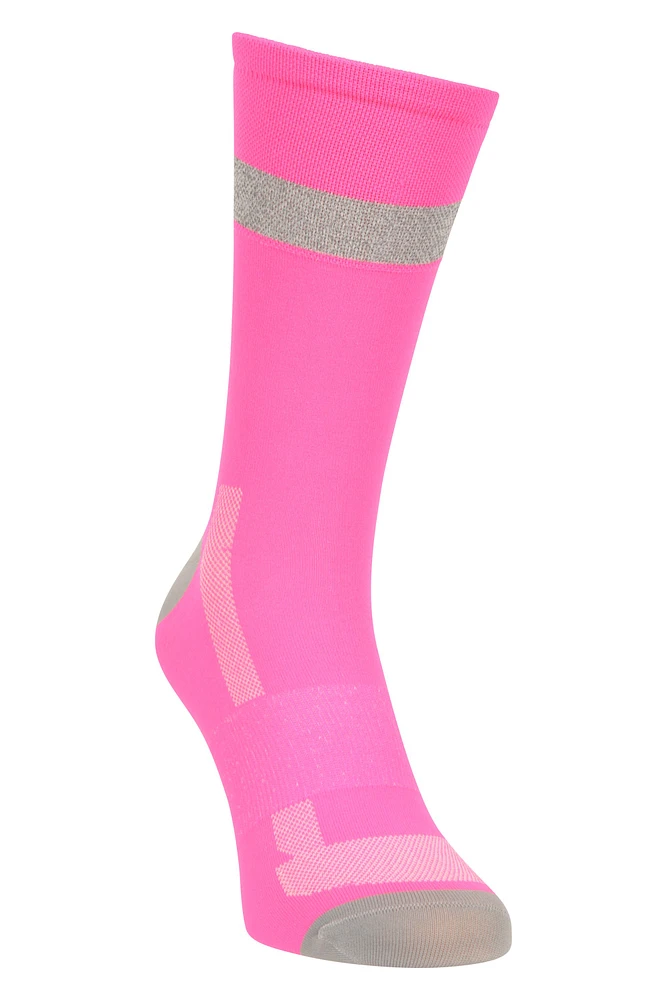 Iso-Viz Reflective Womens Running Socks