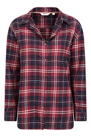 Billie Womens Check Oversized Shirt