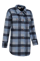 Victoria Womens Brushed Check Shacket