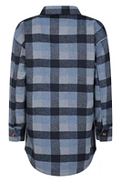 Victoria Womens Brushed Check Shacket